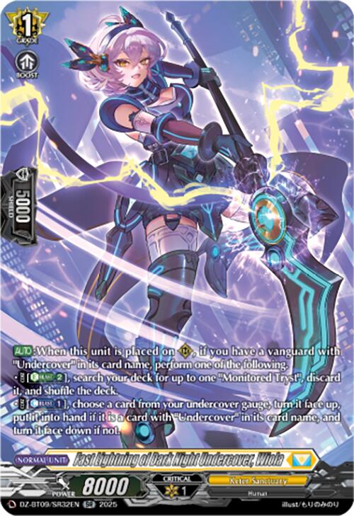 Fast Lightning of Dark Night Undercover, Wiola (DZ-BT09/SR32EN) [Super Brave Detonation] | Total Play