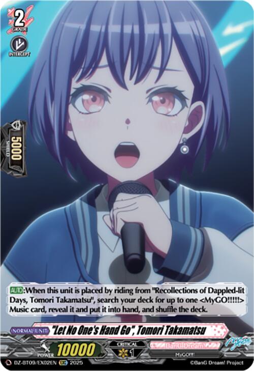"Let No One's Hand Go", Tomori Takamatsu (EXRRR) (DZ-BT09/EX02EN) [Super Brave Detonation] | Total Play