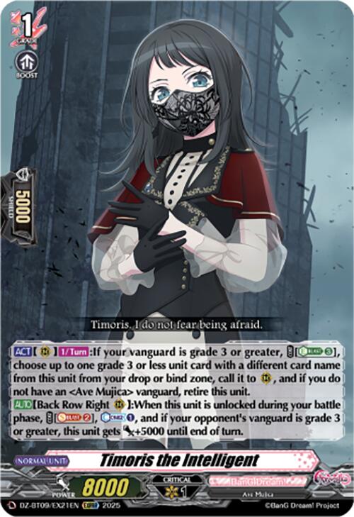 Timoris the Intelligent (EXC) (DZ-BT09/EX21EN) [Super Brave Detonation] | Total Play