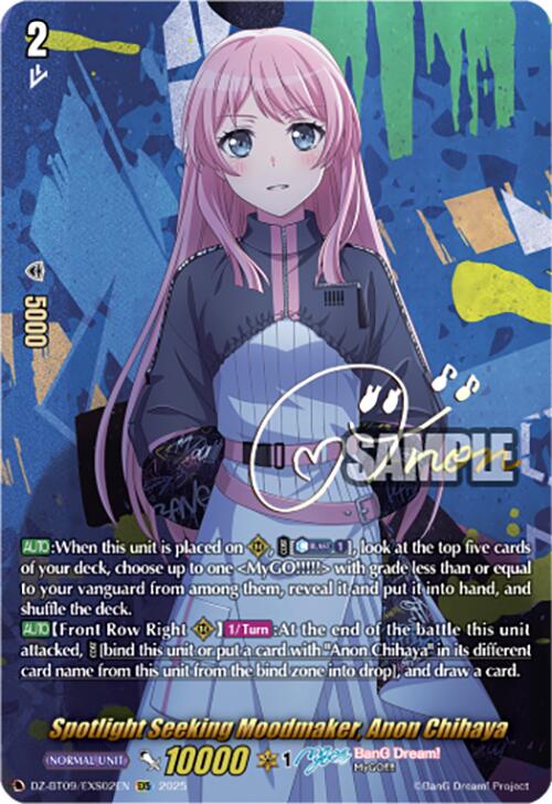 Spotlight Seeking Moodmaker, Anon Chihaya (DZ-BT09/EXS02EN) [Super Brave Detonation] | Total Play