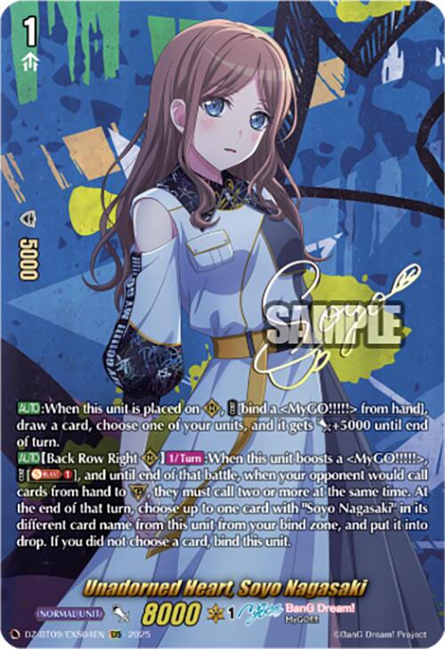 Unadorned Heart, Soyo Nagasaki (DZ-BT09/EXS04EN) [Super Brave Detonation] | Total Play