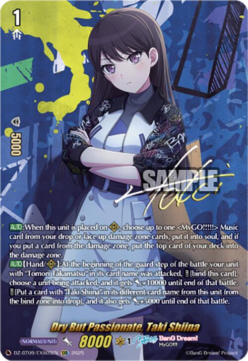 Dry But Passionate, Taki Shiina (DZ-BT09/EXS05EN) [Super Brave Detonation] | Total Play