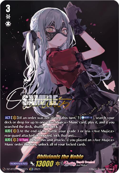 Oblivionis the Noble (DZ-BT09/EXS06EN) [Super Brave Detonation] | Total Play
