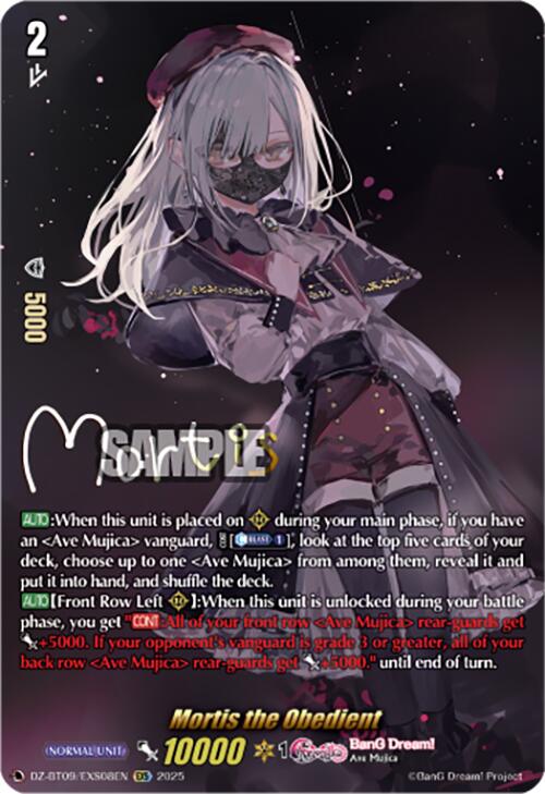 Mortis the Obedient (DZ-BT09/EXS08EN) [Super Brave Detonation] | Total Play