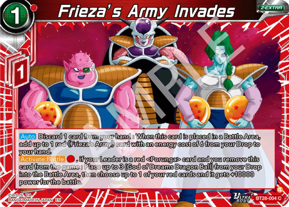 Frieza's Army Invades (BT28-004) [Prismatic Clash] | Total Play