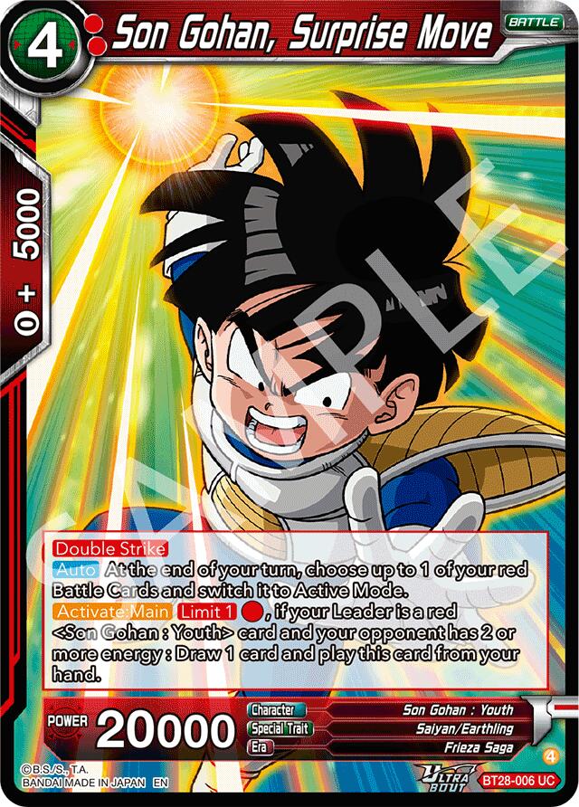 Son Gohan, Surprise Move (BT28-006) [Prismatic Clash] | Total Play