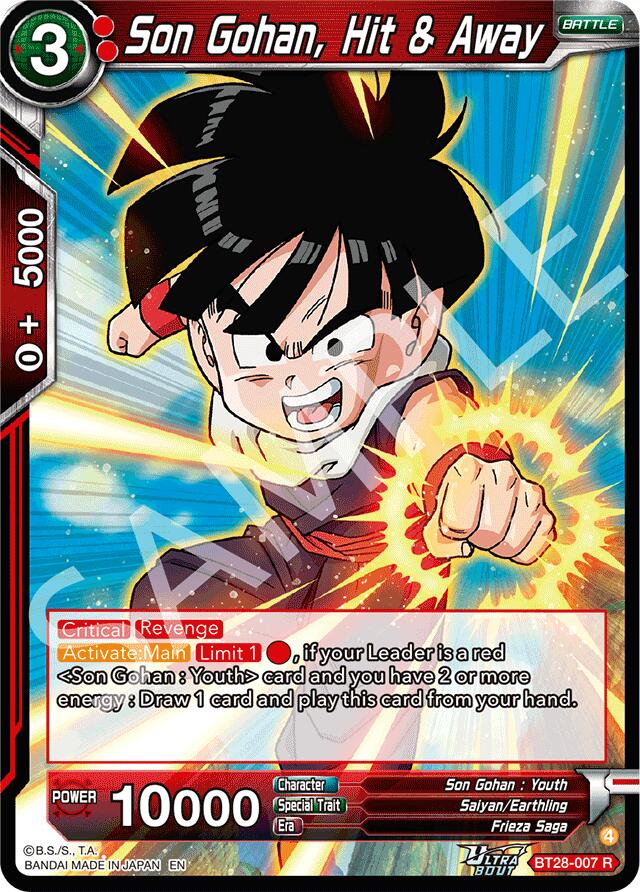 Son Gohan, Hit & Away (BT28-007) [Prismatic Clash] | Total Play
