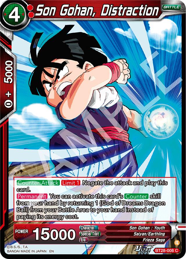 Son Gohan, Distraction (BT28-008) [Prismatic Clash] | Total Play