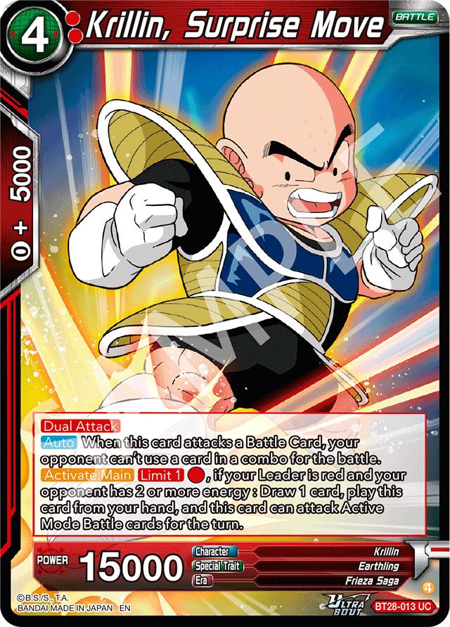 Krillin, Surprise Move (BT28-013) [Prismatic Clash] | Total Play