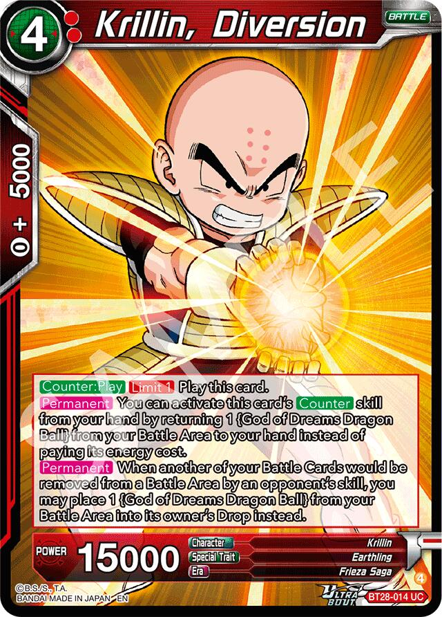 Krillin, Diversion (BT28-014) [Prismatic Clash] | Total Play