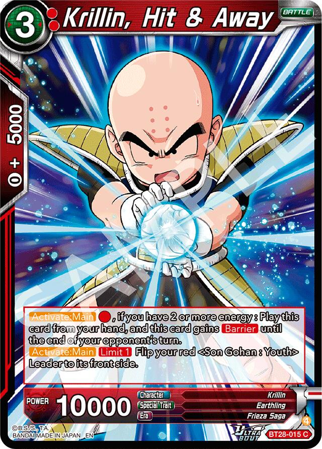 Krillin, Hit & Away (BT28-015) [Prismatic Clash] | Total Play