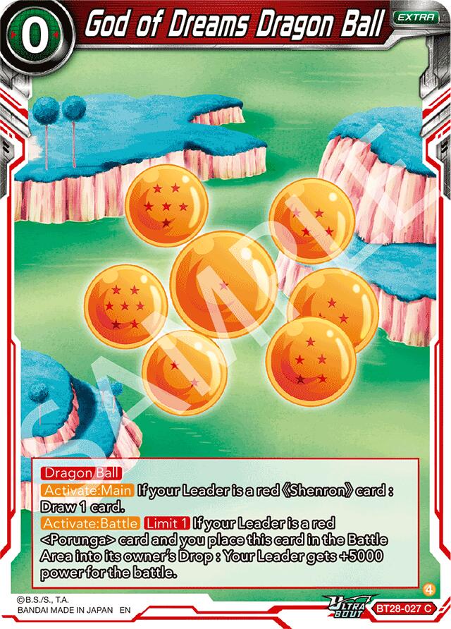 God of Dreams Dragon Ball (BT28-027) [Prismatic Clash] | Total Play