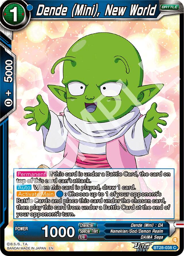 Dende (Mini), New World (BT28-038) [Prismatic Clash] | Total Play