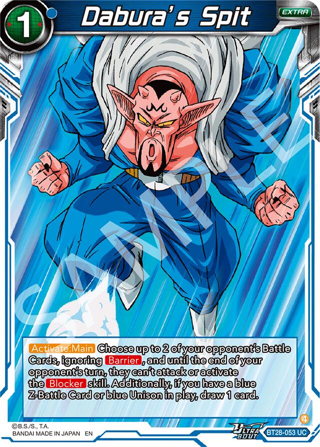 Dabura's Spit (BT28-053) [Prismatic Clash] | Total Play