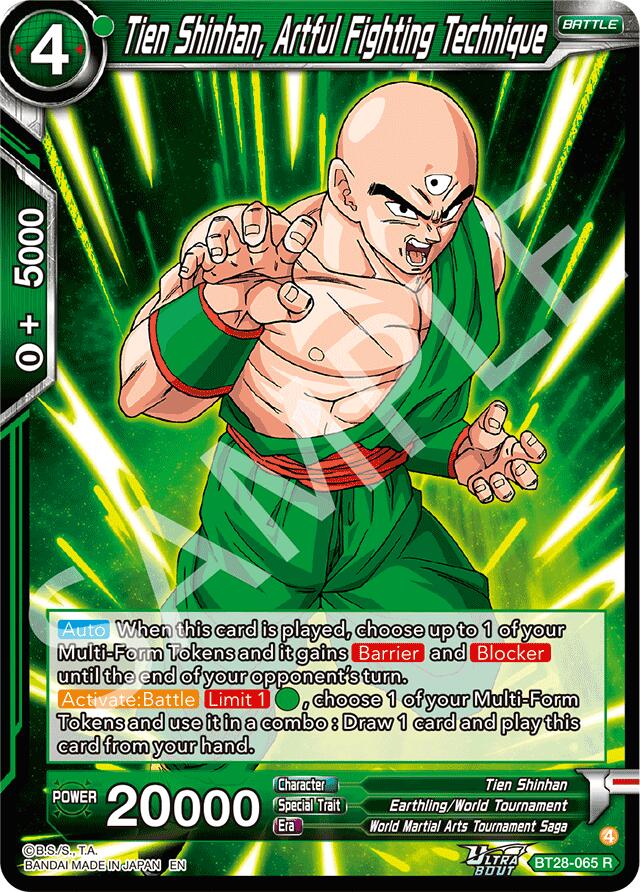 Tien Shinhan, Artful Fighting Technique (BT28-065) [Prismatic Clash] | Total Play