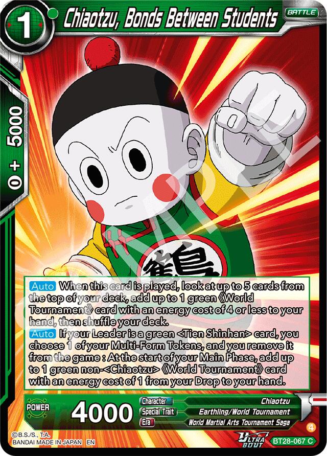 Chiaotzu, Bonds Between Students (BT28-067) [Prismatic Clash] | Total Play
