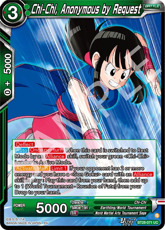 Chi-Chi, Anonymous by Request (BT28-071) [Prismatic Clash] | Total Play