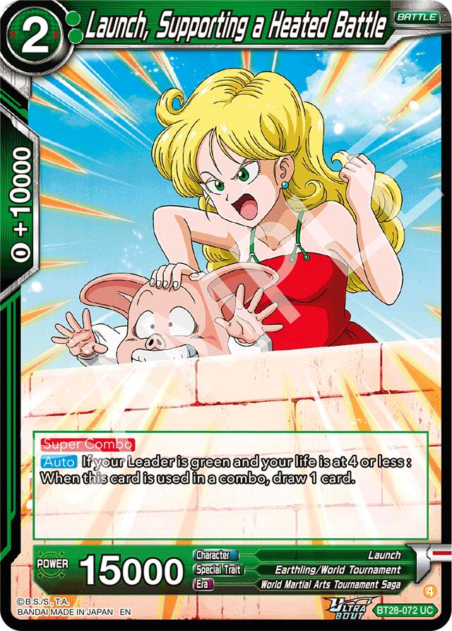 Launch, Supporting a Heated Battle (BT28-072) [Prismatic Clash] | Total Play