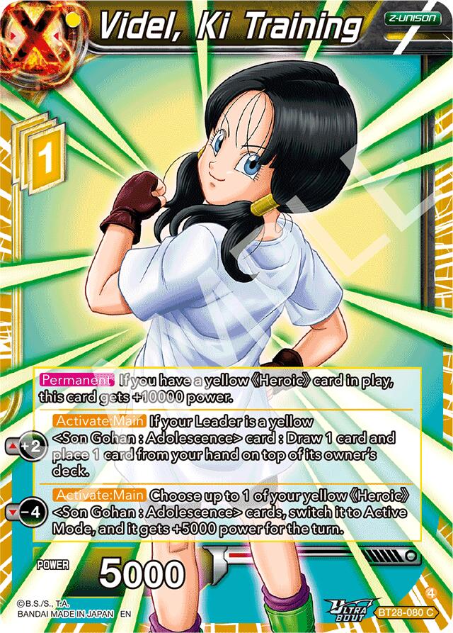Videl, Ki Training (BT28-080) [Prismatic Clash] | Total Play