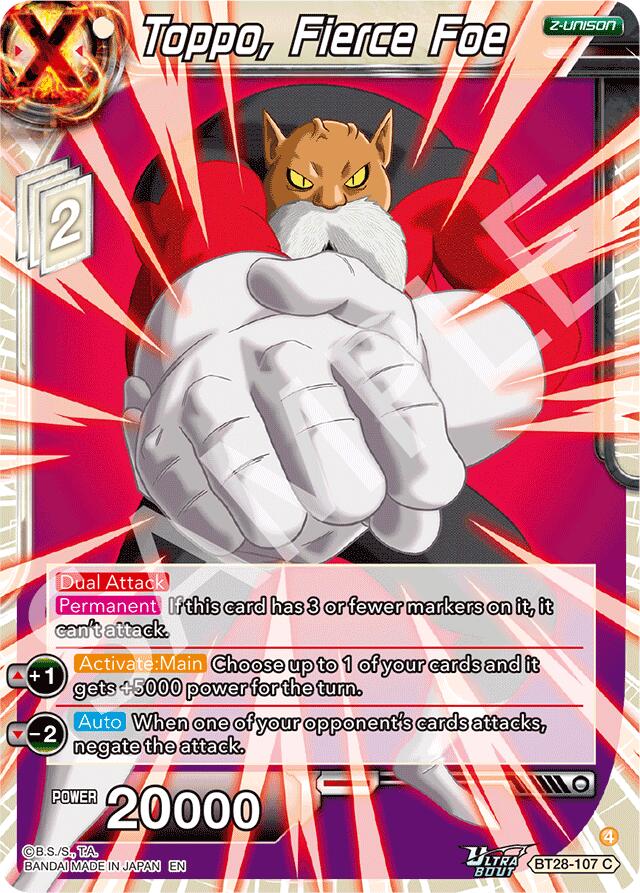 Toppo, Fierce Foe (BT28-107) [Prismatic Clash] | Total Play