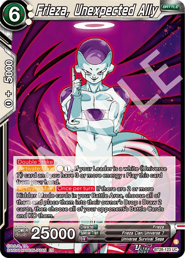 Frieza, Unexpected Ally (BT28-123) [Prismatic Clash] | Total Play