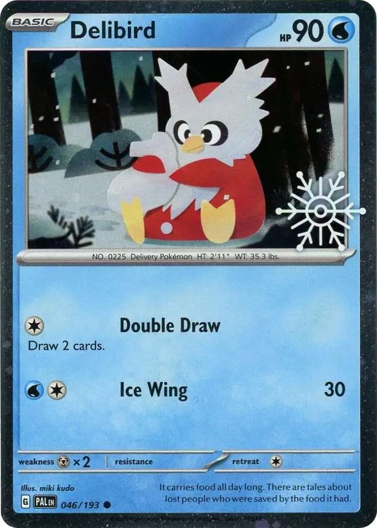 Delibird (046/193) (Holiday Calendar) [Miscellaneous Cards] | Total Play