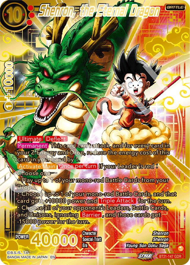 Shenron, the Eternal Dragon (GDR) (BT21-147) [Prismatic Clash] | Total Play