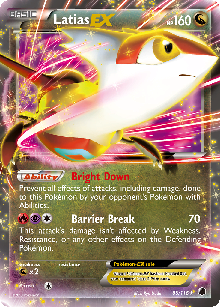 Latias EX (85/116) [Black & White: Plasma Freeze] | Total Play