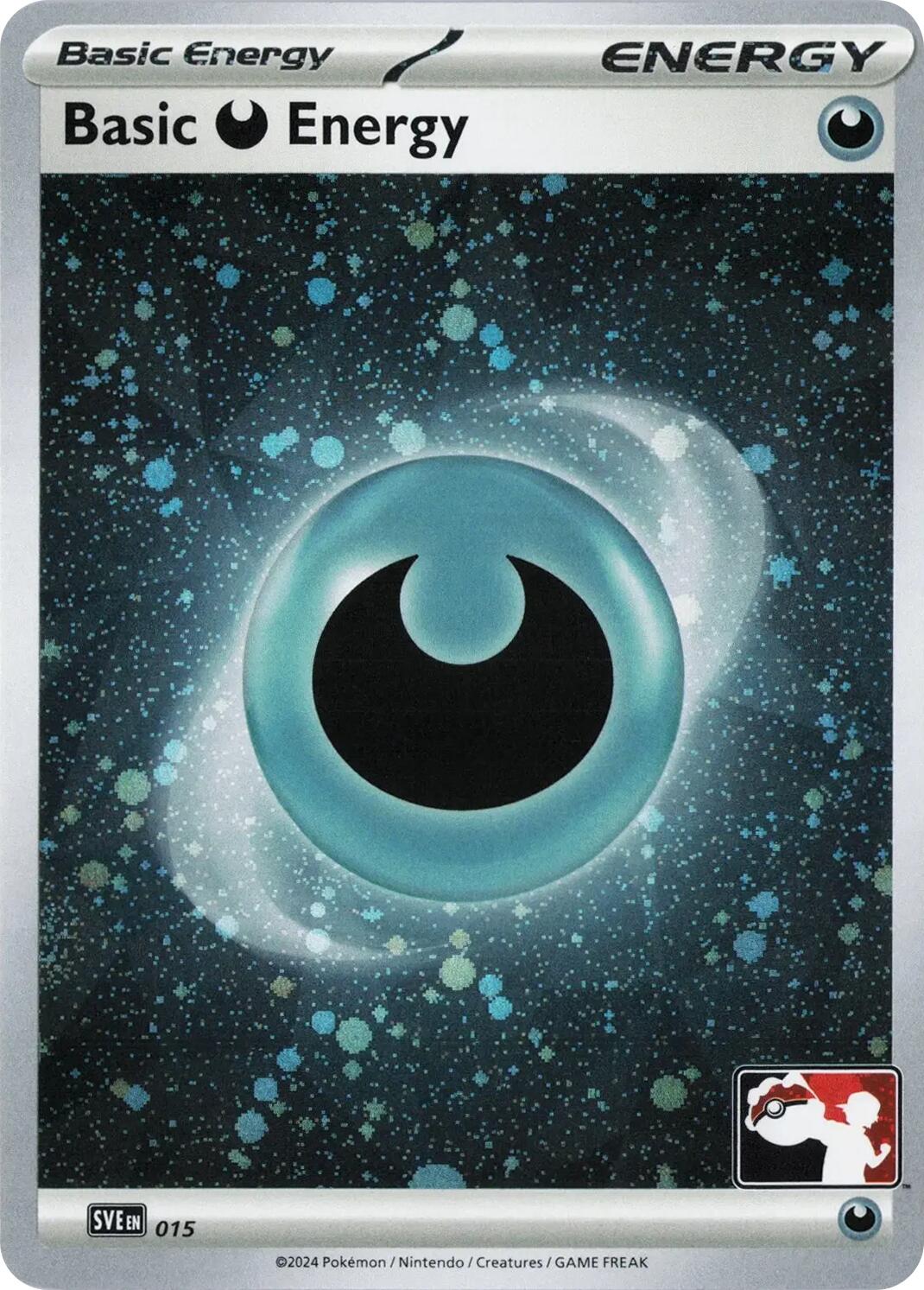 Basic Darkness Energy (015) (Cosmos Holo) [Prize Pack Series Seven] | Total Play