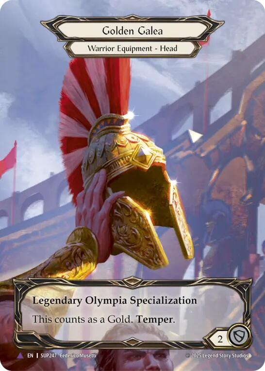 Golden Galea (Marvel) [SUP247] (Super Slam)  Cold Foil | Total Play