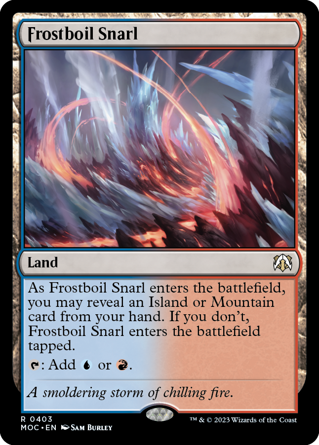 Frostboil Snarl [March of the Machine Commander] | Total Play