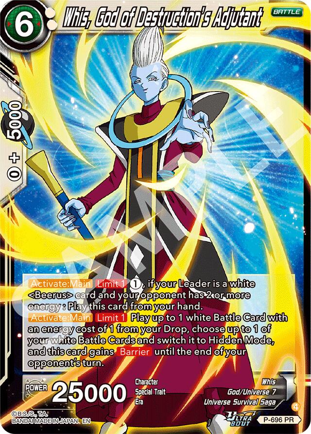 Whis, God of Destruction's Adjutant (P-696) [Promotion Cards] | Total Play