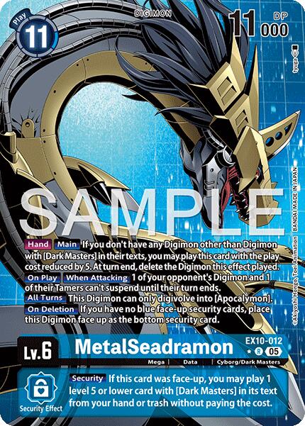 MetalSeadramon [EX10-012] (Alternate Art) [Sinister Order] | Total Play