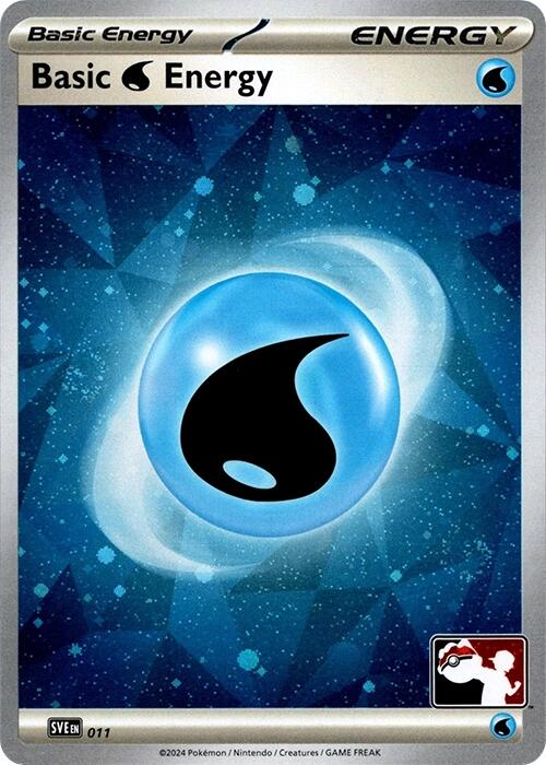 Basic Water Energy (011) (Cosmos Holo) [Prize Pack Series Seven] | Total Play