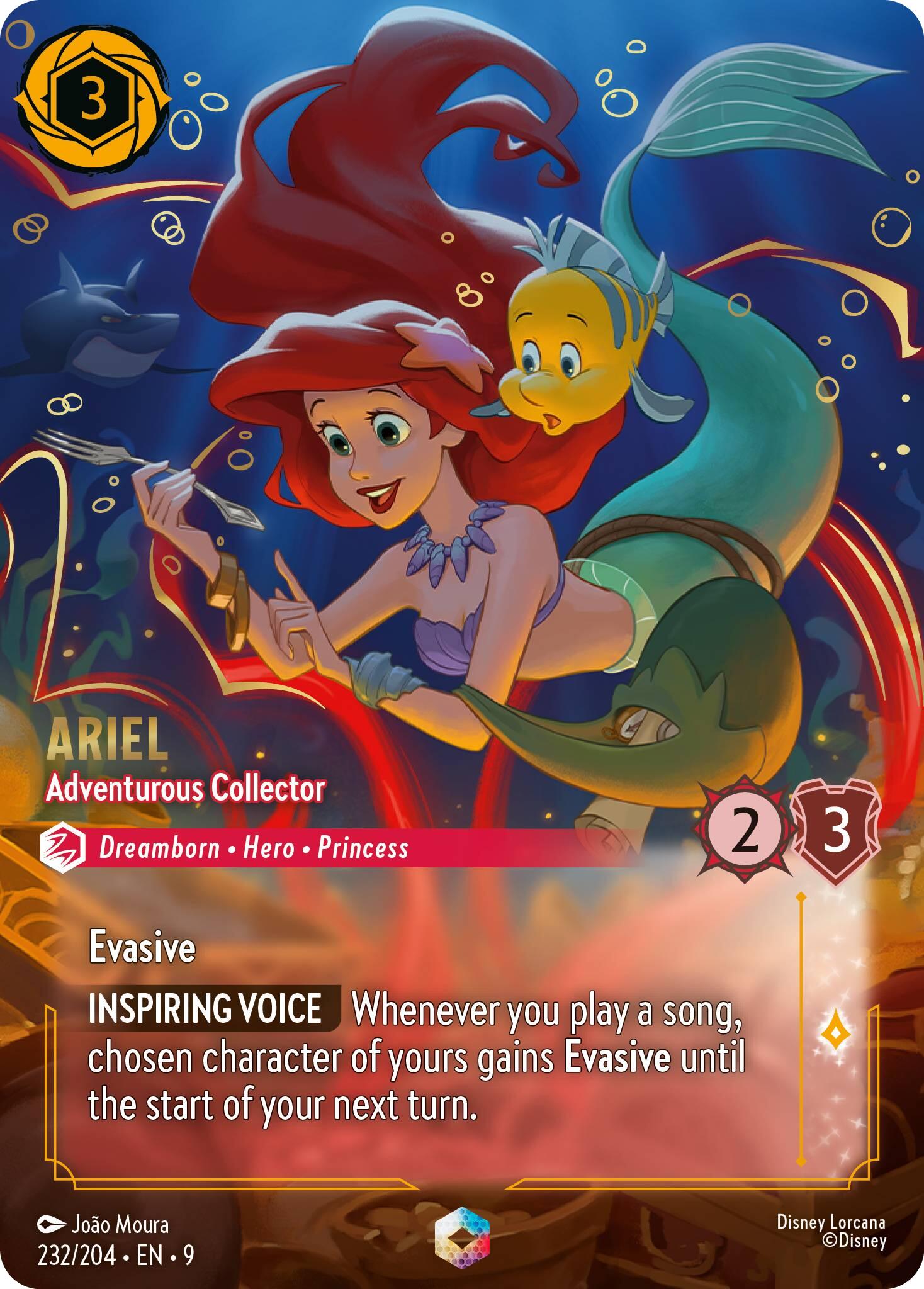 Ariel - Adventurous Collector (Enchanted) (232/204) [Fabled] | Total Play