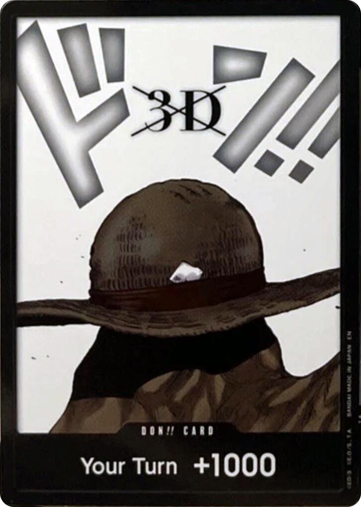 DON!! Card (3D) (Double Pack Set Vol. 8) [Legacy of the Master] | Total Play