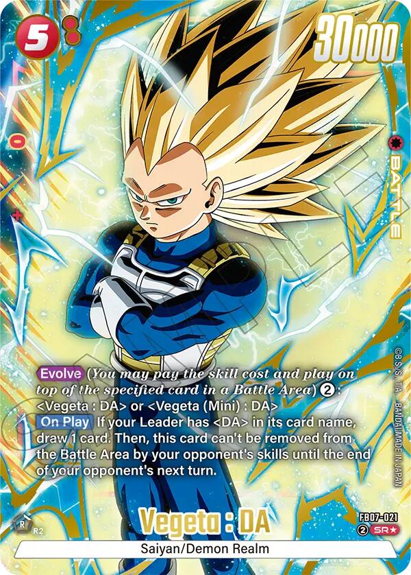 Vegeta : DA (FB07-021) (Alternate Art) [Wish For Shenron] | Total Play