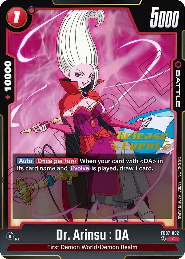Dr. Arinsu : DA [Wish For Shenron Release Event Cards] | Total Play
