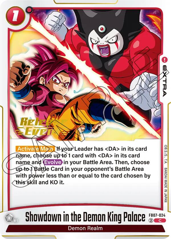 Showdown in the Demon King Palace [Wish For Shenron Release Event Cards] | Total Play