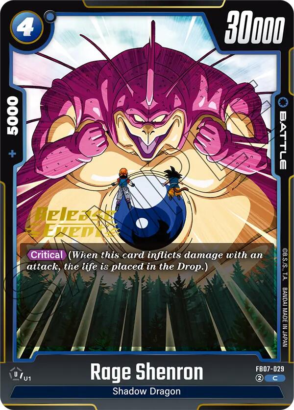 Rage Shenron (FB07-029) [Wish For Shenron Release Event Cards] | Total Play