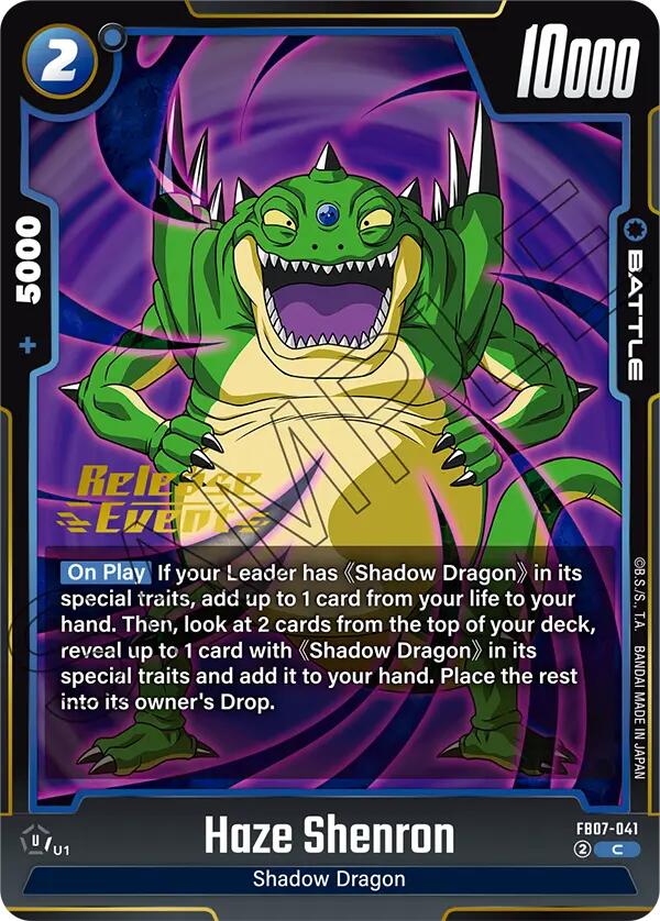 Haze Shenron [Wish For Shenron Release Event Cards] | Total Play