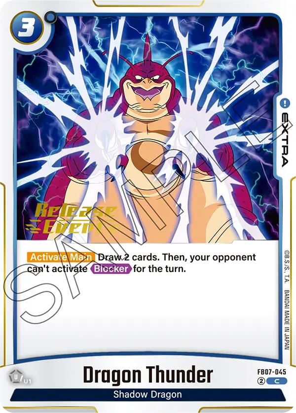 Dragon Thunder [Wish For Shenron Release Event Cards] | Total Play