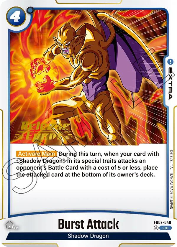 Burst Attack [Wish For Shenron Release Event Cards] | Total Play