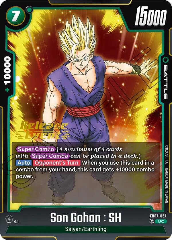Son Gohan : SH (FB07-057) [Wish For Shenron Release Event Cards] | Total Play