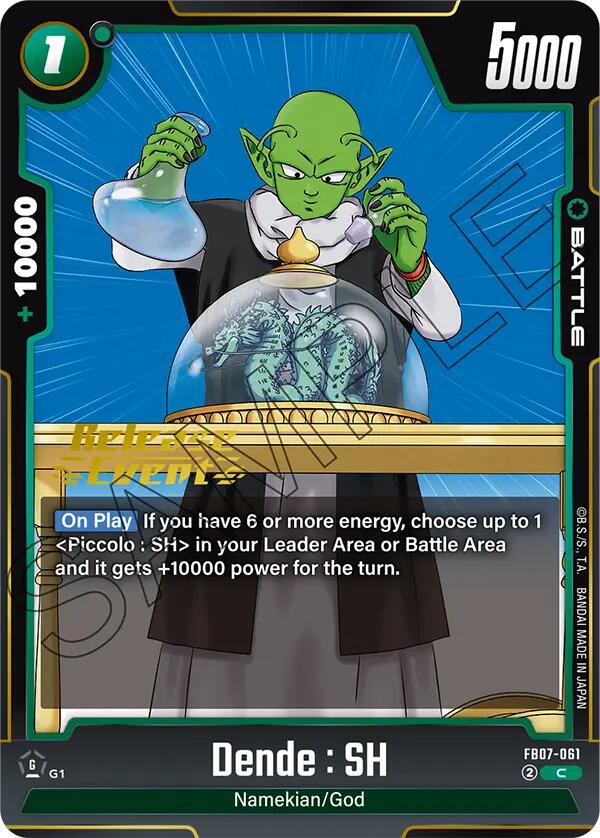 Dende : SH [Wish For Shenron Release Event Cards] | Total Play
