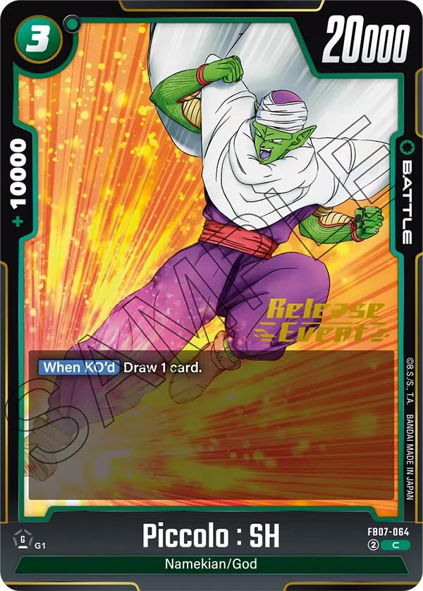 Piccolo : SH (FB07-064) [Wish For Shenron Release Event Cards] | Total Play