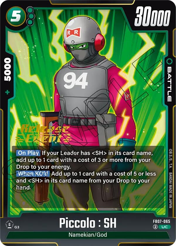 Piccolo : SH (FB07-065) [Wish For Shenron Release Event Cards] | Total Play