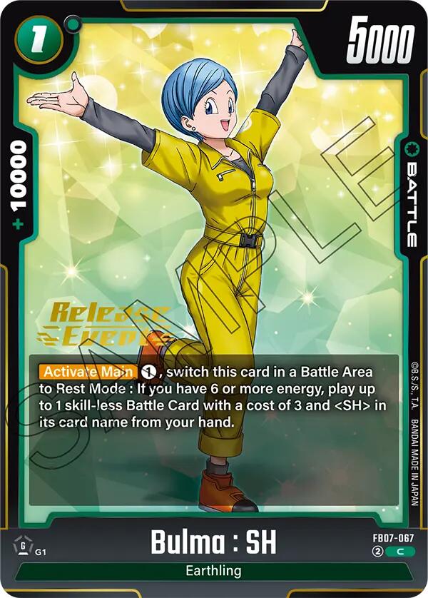 Bulma : SH [Wish For Shenron Release Event Cards] | Total Play