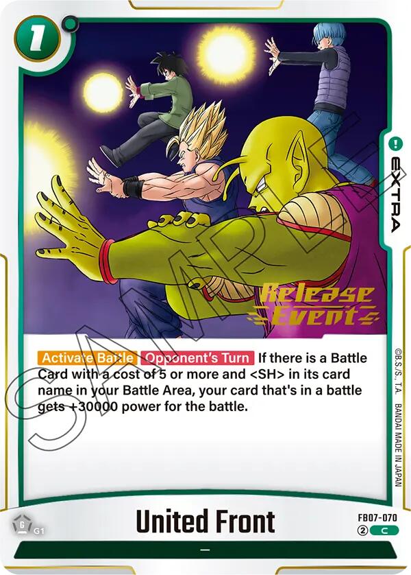 United Front [Wish For Shenron Release Event Cards] | Total Play