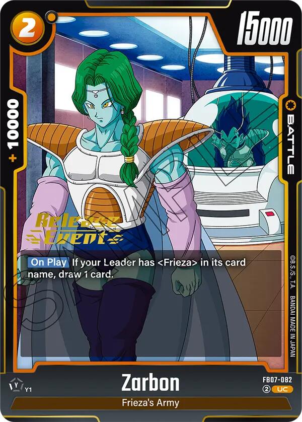 Zarbon [Wish For Shenron Release Event Cards] | Total Play